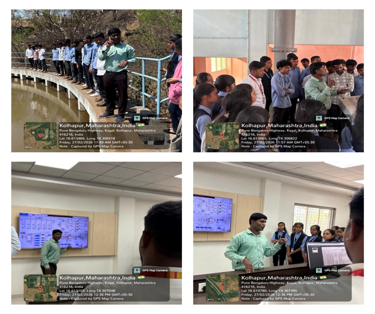 Construction Site Visit at “Water Treatment Plant” Kolhapur.