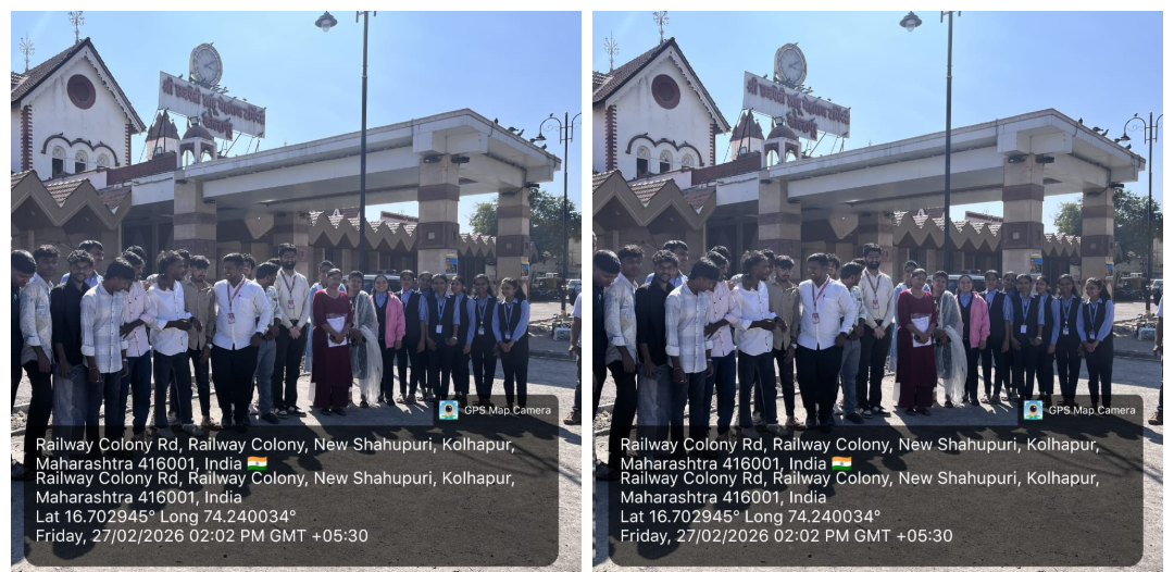 Construction Site Visit at “Railway Station” Kolhapur.